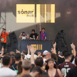 Decenas de personas durante el Sónar, en la Fira Gran Via L'Hospitalet, a 12 de junio de 2025, en Barcelona.David Zorrakino / Europa Press12 JUNIO 2025;CATALUÑA;SÓNAR;FESTIVAL;MÚSICA;CULTURA12/6/2025