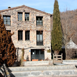 Imatge d'arxiu d'una casa rural al municipi de Senterada.