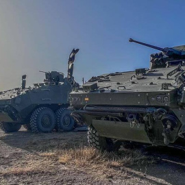 El vehículo blindado 8x8 'Dragón' fabricado por TESS Defence.