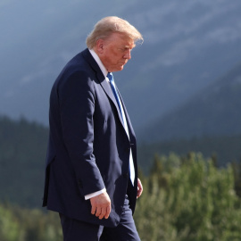 Donald Trump este pasado lunes en la cumbre del G7 que se celebra en Canadá.
