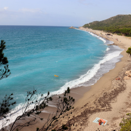 Imatge de la platja del Torn a l'Hospitalet de l'Infant