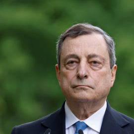 Fotografía de archivo del ex primer ministro italiano y expresidente del Banco Central Europeo, el economista Mario Draghi.