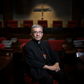 El presidente de la Conferencia Episcopal Española, Luis Argüello. Archivo.