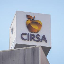 El logo de la empresa de juegos de azar Cirsa, en su sede en Tarrasa (Barcelona).