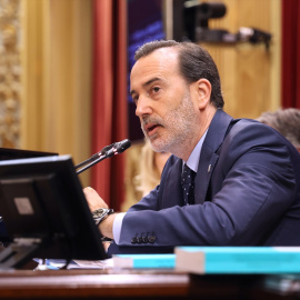 El presidente del Parlament balear, Gabriel Le Senne, durante una sesión de control al Govern balear, el pasado 20 de mayo de 2025.