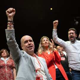 Unai Sordo es reelegido secretario general de CCOO en el XIII Congreso Confederal, que se ha celebrado en Madrid.