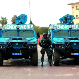 Vehículos URO VAMTACfinanciados por la UE y donadospor España a Senegal a través delproyecto GARSI.