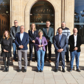 Imatge amb els membres del grup impulsor de l'Àrea Metropolitana de Tarragona, en una imatge d'arxiu
