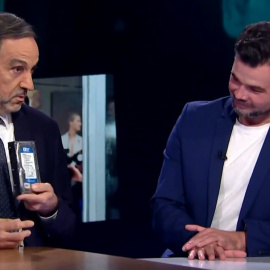 El imitador de José Luis Ábalos y Gabriel Rufián en 'El Intermedio'.