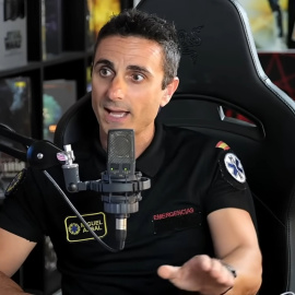 El técnico de emergencias Miguel Assal en el podcast de Jordi Wild.