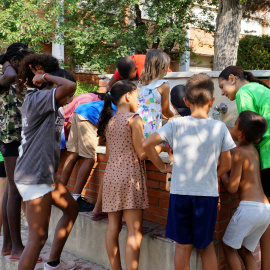Infants dels casals d'estiu becats de la Fundació Pere Tarrés, l'any passat