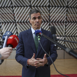 El presidente del Gobierno español, Pedro Sánchez, este jueves a la Unión Europea.