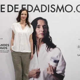Ana Torrent presenta la campaña de la que es protagonista 'Libre edadismo', que promueve una cosmética libre de términos vinculados a la edad.