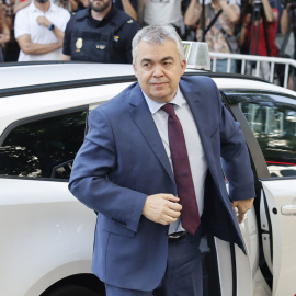 El ex secretario de organización del PSOE Santos Cerdán a su llegada el pasado 30 de junio a la sede del Tribunal Supremo.