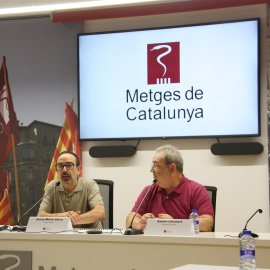 Presentació del nou estudi de Metges de Catalunya en roda de premsa