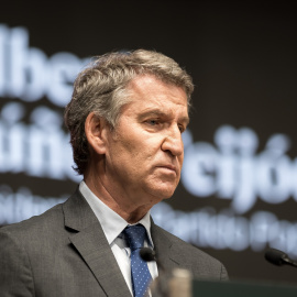 El presidente del PP, Alberto Núñez Feijóo, en una foto de archivo.