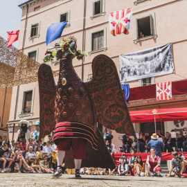 L'àliga de Vic, en, una imatge d'arxiu