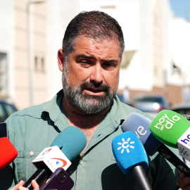 El alcalde de Cartaya, Manuel Barroso Valdés, en Cartaya, Andalucía