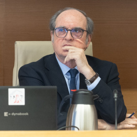 El Defensor del Pueblo, Ángel Gabilondo, en el Congreso de los Diputados, a 8 de abril de 2025.