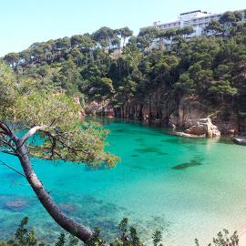 Platja d'Aiguablava de Begur en una imatge d'arxiu