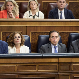 El presidente del Gobierno, Pedro Sánchez durante una sesión de control al Gobierno, en el Congreso de los Diputados, a 18 de junio de 2025.
