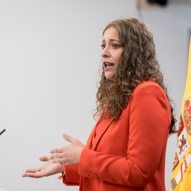 Primera rueda de prensa de la portavoz del PP en el Congreso, Ester Muñoz, en el Congreso de los Diputados, a 8 de julio de 2025, en Madrid (España).Diego Radamés / Europa Press08/7/2025