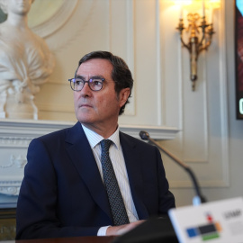 El presidente de la CEOE, Antonio Garamendi, en una imagen de archivo.