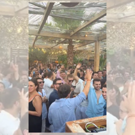 Subidón 'cayetano' en el chiringo.