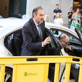 Ábalos, llegando al Tribunal Supremo el pasado 23 de junio.