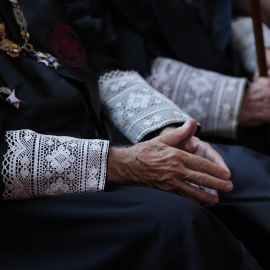 Detalle de las Togas del atuendo de los jueces durante el acto del Ilustre Colegio de la Abogacía de Barcelona, a 3 de julio de 2025.