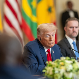 El presidente de EEUU, Donald Trump, el pasado miércoles en la Casa Blanca.