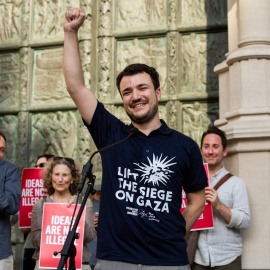 El activista propalestino Mahmoud Khalil, el pasado 22 de junio en Nueva York.