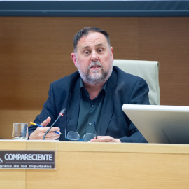 Oriol Junqueras en el Congreso de los Diputados el 19 de mayo de 2025 en Madrid.