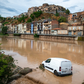Inundaciones en la localidad barcelonesa de Súria durante las precipitaciones provocadas por el temporal en la provincia de Barcelona, a 12 de julio de 2025, en Súria, Barcelona (España).