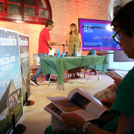 Portades del dossier de la revista 'Descobrir' exposades durant la presentació que es va fer fa unes setmanes.