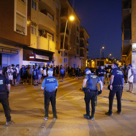 Agentes de Policía Local y Guardia Civil durante los altercados en Torre Pacheco, a 12 de julio de 2025, en Torre Pacheco, Murcia (España).Martín C.  / Europa Press13 JULIO 2025;ALTERCADOS;MURCIA;DETENIDO;TORRE PACHECO;ALTERCADO;GRUPOS;EXTREMA DERECHA;MAGREBIES13/7/2025