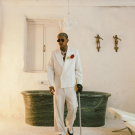 Lamine Yamal durante su fiesta.