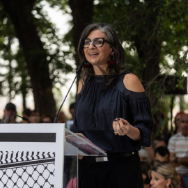 Imagen de archivo de la relatora especial de las Naciones Unidas sobre los territorios palestinos, Francesca Albanese.