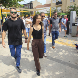 Ione Belarra, en Torre Pacheco, este martes.