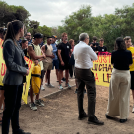 SOS Socorristas en el acto de presentación de las medidas para la temporada de baño