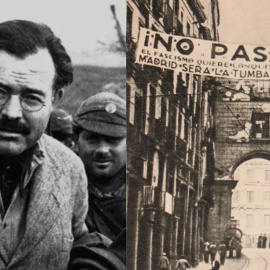 Ernest Hemingway, un antifascista en la guerra civil.