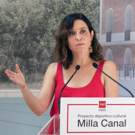 La presidenta de la Comunidad de Madrid, Isabel Díaz Ayuso, este lunes.