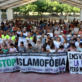 Manifestació a Piera contra el racisme i la islamofòbia, 18 de juliol de 2025.