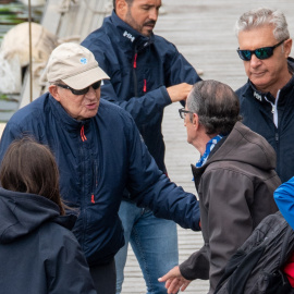 (Foto de ARCHIVO)El Rey Juan Carlos y la Infanta Elena en el puerto, a 13 de Julio de 2025, en Sanxenxo (España).Óscar Ortiz / Europa PressREY JUAN CARLOS;CASA REAL;FAMOSOS;REGATAS13/7/2025