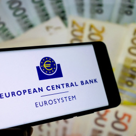 Ilustración que muestra el logo del BCE.