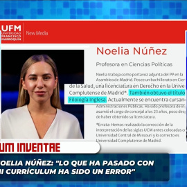 Momento de la entrevista a Noelia Núñez en 'Todo es mentira'