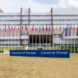 El Palacio de Europa, sede del Consejo de Europa, en la ciudad francesa de Estrasburgo.