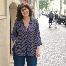 La periodista Montse Santolino.