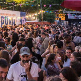 Imatge d'un dels actes del desè aniversari de la Nau Bostik.