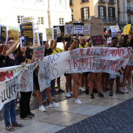 Mestres d'escoles bressol protesten a plaça Sant Jaume